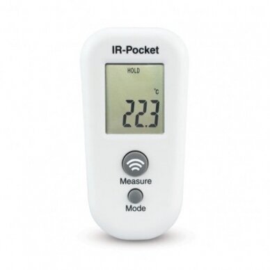 Bekontaktis IR termometras IR-Pocket ETI su METROLOGINE PATIKRA 814-060 (nuo -9.9°C iki 199.9°C)