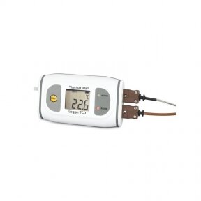 Daugkartinis registratorius aukštos temperatūros matavimams su LCD ThermaData ETI 292-501