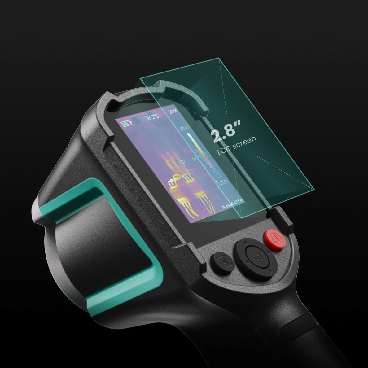 MILESEEY TR20 Pro termovizorius su dviguba kamera, 320 × 240 px, –20…+550 °C, 50 Hz 4