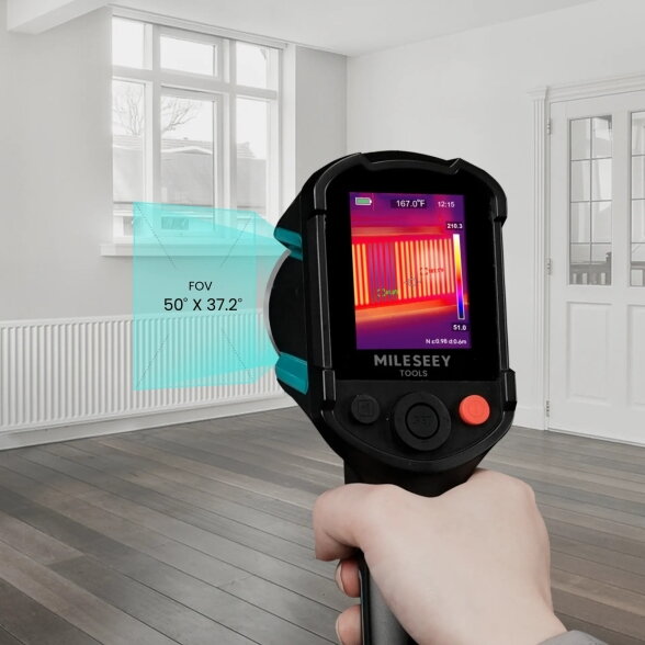 MILESEEY TR20 Pro termovizorius su dviguba kamera, 320 × 240 px, –20…+550 °C, 50 Hz 3