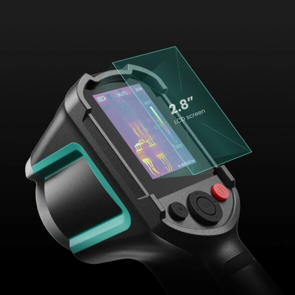 MILESEEY TR20 Pro termovizorius su dviguba kamera, 320 × 240 px, –20…+550 °C, 50 Hz 4