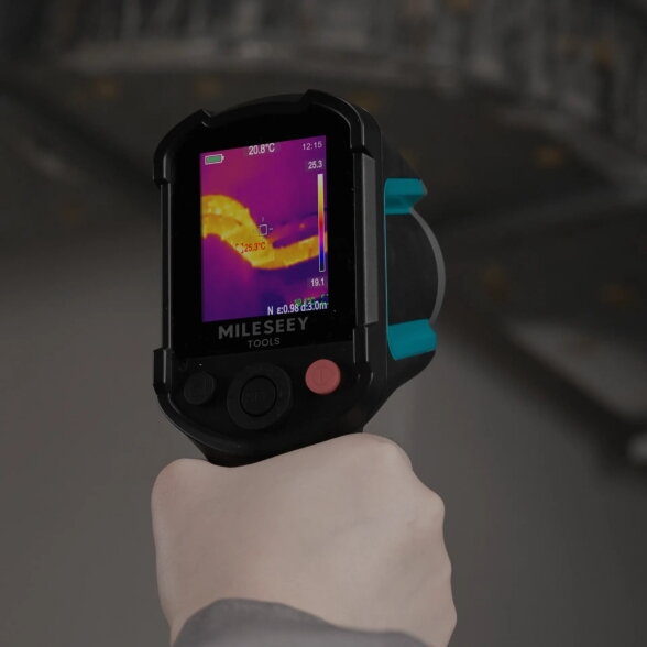 MILESEEY TR20 Pro termovizorius su dviguba kamera, 320 × 240 px, –20…+550 °C, 50 Hz 6