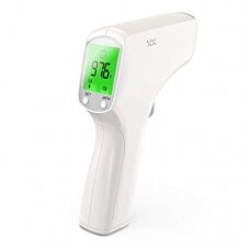 Medicininis bekontaktis termometras Alphamed UFR103 kūno temperatūrai matuoti SU METROLOGINE PATIKRA. Sertifikuotas ES.