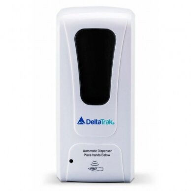 Bekontaktis rankų dezinfekavimo priemonės, skysto muilo ar muilo putų dozatorius DeltaTrak (JAV)