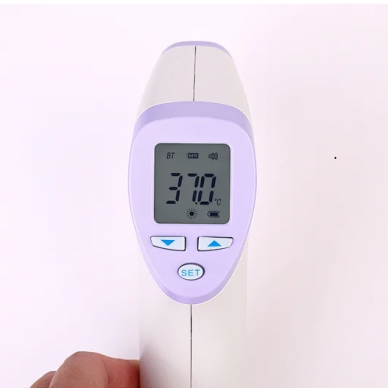 PROFESIONALUS, AKREDITUOTAS Medicininis bekontaktis termometras Bokang 8005BK kūno temperatūrai matuoti su METROLOGINE PATIKRA. Sertifikuotas ES. 2