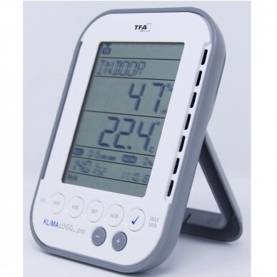 Profesionalus termometras higrometras su duomenų įrašymo funkcija KLIMALOGG PRO 30-3039 1