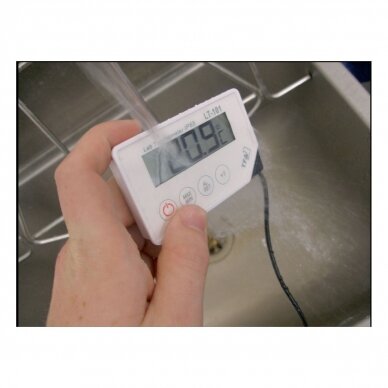 Profesionalus termometras su zondu (160 cm kabelio ilgis) TFA 30-1033 1