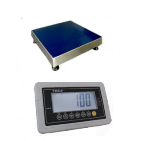 Sertifikuotos elektroninės platforminės svarstyklės su metrologine patikra TSCALE MS1 30 iki 30 kg svorio. Padalos vertė: 10 g. Platformos matmenys: 400x400 mm