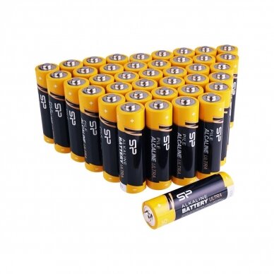 AAA tipo LR03 šarminės baterijos 40 vnt. SILICON POWER