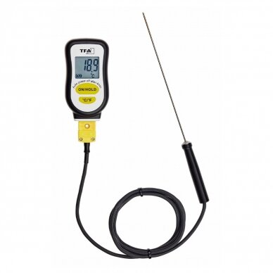 Skaitmeninis termometras skirtas gaminti vakuume SU METROLOGINE PATIKRA TFA 14-1552-01