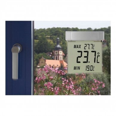 Skaitmeninis lauko termometras tvirtinamas prie lango TFA VISION 2