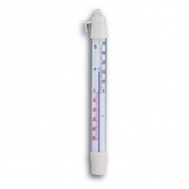 Pristatymas 1-2 d.d.! Skystinis šaldytuvo - šaldiklio termometras su METROLOGINE PATIKRA TFA (nuo -50°C iki +50°C)